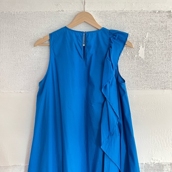 Psophia Cobalt Blue Ruffle Dress - Picture 8 of 9